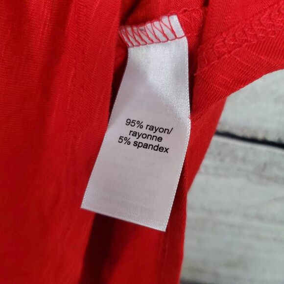 Maurices 24/7 Red Tunic Tee Women’s XL - Picture 5 of 6